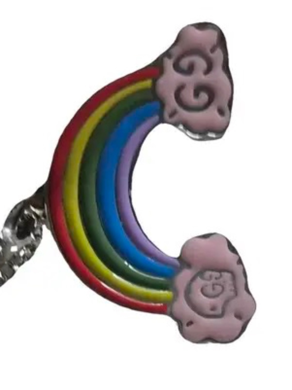 Gucci Rainbow Pendant Chain Silver 925 - Picture 7 of 7